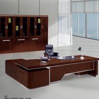 促销董事长办公室 实木油漆3.2米大班台、实木办公桌