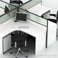 【岵沣家具】办公家具办公桌职员屏风工作桌椅组合简约现代4人位