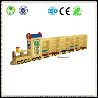广州奇欣QX-18210C 火车造型玩具柜 组合收纳柜 幼儿园储物柜 分区柜组合 玩具柜厂家 书柜 书包柜