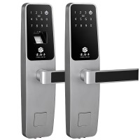 豪力士密码锁 家用木门铁门密码锁防盗门锁 智能锁手机感应电子